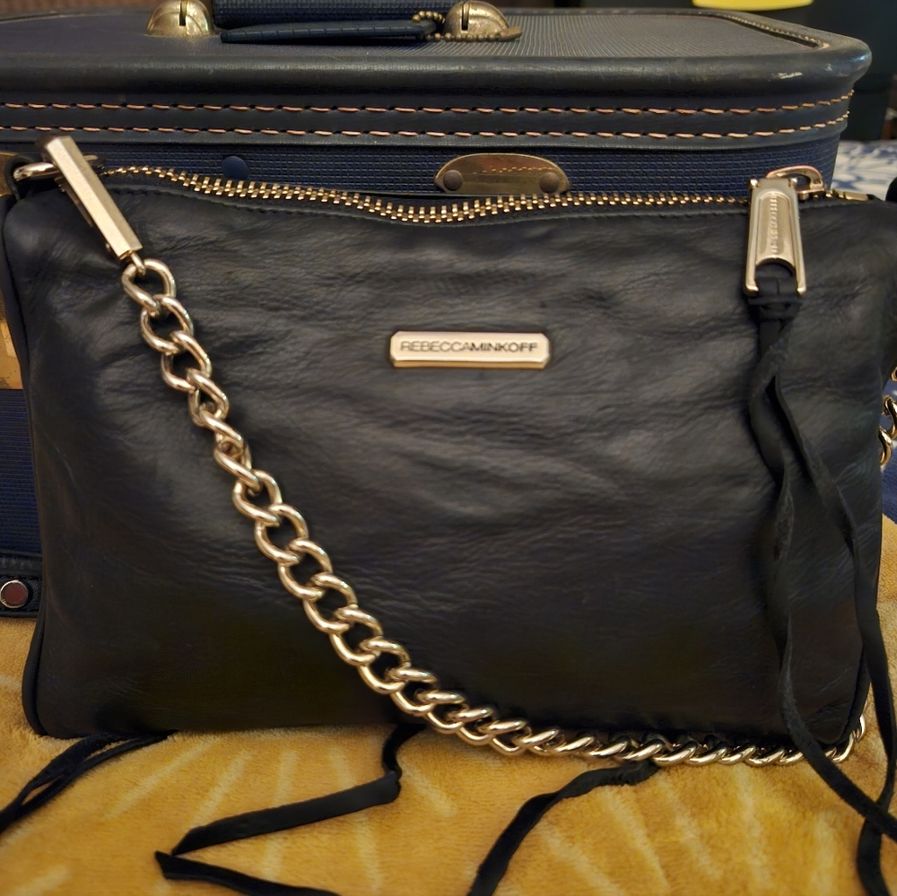 Rebecca Minkoff Black Fringe Crossbody Bag